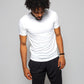 TRAILBLAZER Slim Fit White and Black Tees Crewneck (3 Pack)