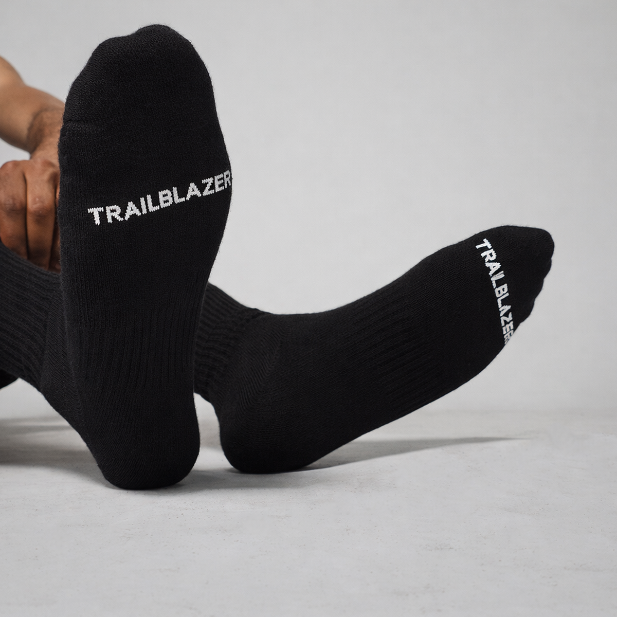 TRAILBLAZER Premium Cushion Crew Socks (3-Pack) Mens US 9-14